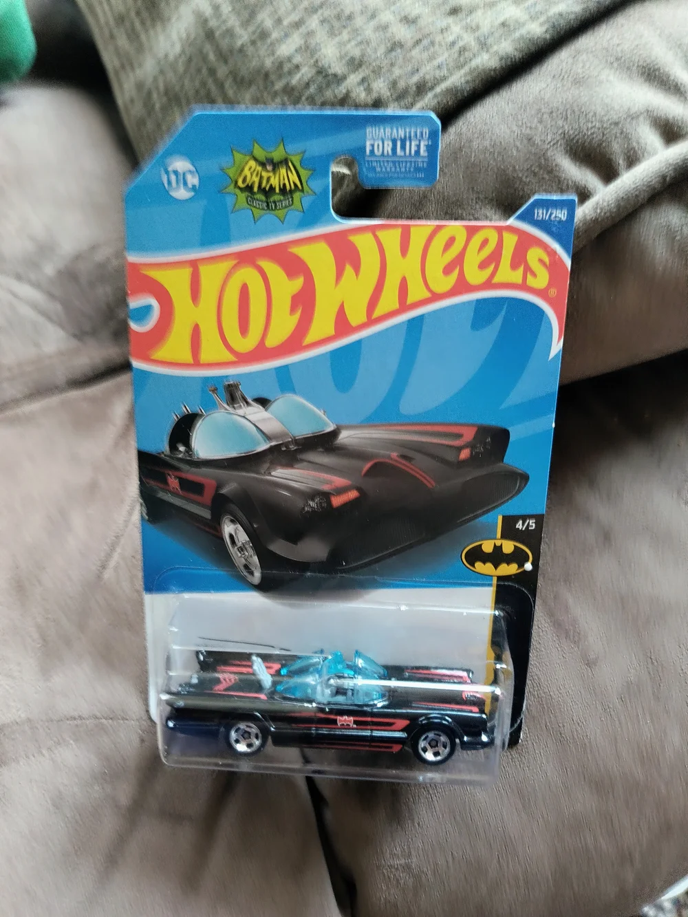 Hot Wheels Diecast Car Batmobile 1/64 Scale 2021 Black Red Blue
